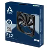 ARCTIC F12 - 120 mm korpusa ventilators, 12 cm, 0–1350 RPM, 0.3 Sone, 90,1 m³/h