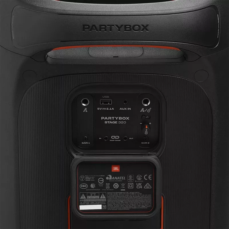 JBL PartyBox STAGE 320 Party skaļrunis Melns 240 W