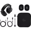 LOGITECH Pro X 2 Lightspeed bezvadu spēļu austiņas - Melna
