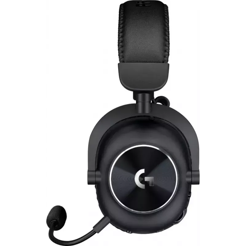 LOGITECH Pro X 2 Lightspeed bezvadu spēļu austiņas - Melna