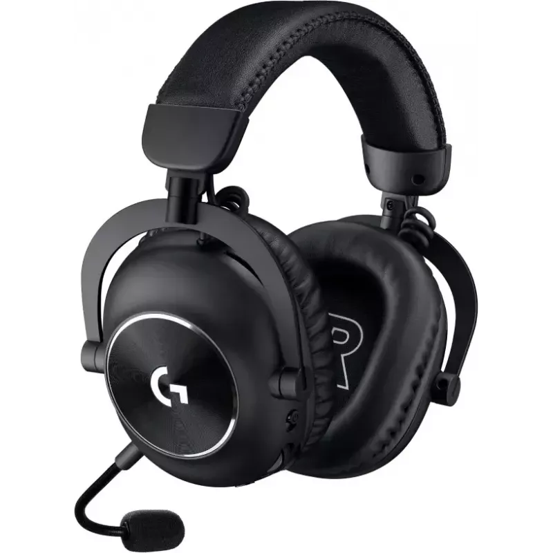 LOGITECH Pro X 2 Lightspeed bezvadu spēļu austiņas - Melna