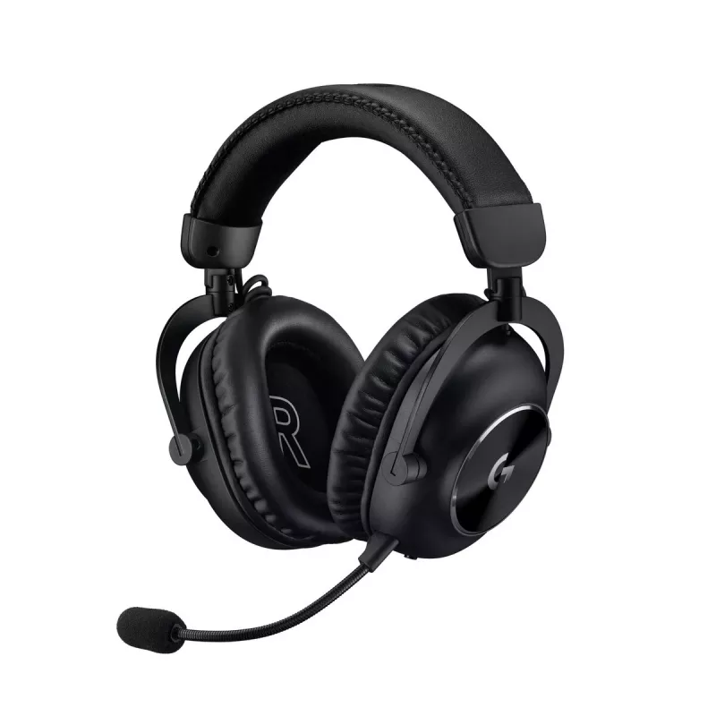 LOGITECH Pro X 2 Lightspeed bezvadu spēļu austiņas - Melna