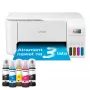 Daudzfunkciju printeris Epson EcoTank L3276 — tintes krāsu, 5760x1440 DPI, Wi‑Fi, A4, 33 lpp/min, Balts