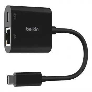 BELKIN USB-C uz Ethernet + Lādētāja Adapteris 100W PD