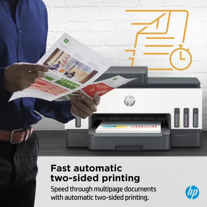 HP Smart Tank 7305 Bezvadu Daudzfunkciju Krāsu Printeris ar Divpusējo Drukāšanu, Kopētājs, Skeneris