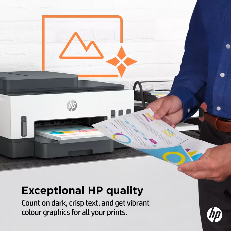 HP Smart Tank 7305 Bezvadu Daudzfunkciju Krāsu Printeris ar Divpusējo Drukāšanu, Kopētājs, Skeneris