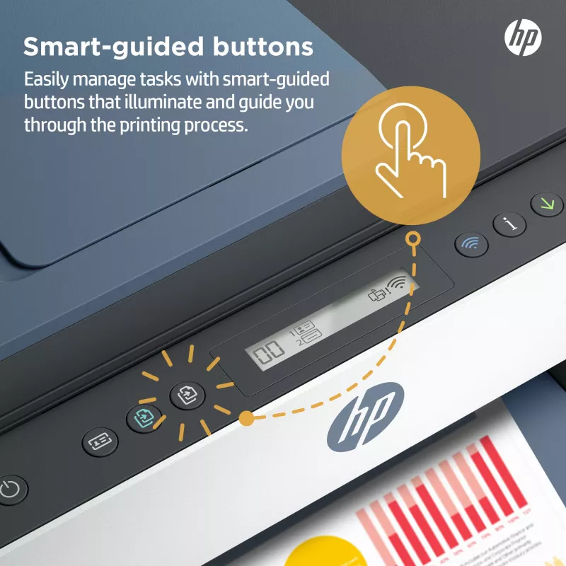 HP Smart Tank 7305 Bezvadu Daudzfunkciju Krāsu Printeris ar Divpusējo Drukāšanu, Kopētājs, Skeneris