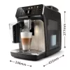 Philips 5500 sērijas EP5547/90 pilnībā automātiska kafijas automāts ar LatteGo, 1.8 L