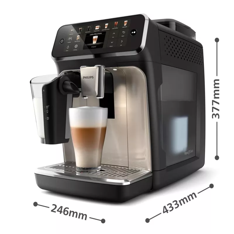 Philips 5500 sērijas EP5547/90 pilnībā automātiska kafijas automāts ar LatteGo, 1.8 L