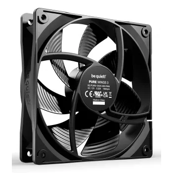 be quiet! Pure Wings 3 120mm PWM datora korpusa ventilators 12 cm melns 1 gab.