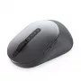 DELL Pro Plus Mouse - MS5320W, labroču, optiskā, RF bezvadu + Bluetooth, 1600 DPI, pelēka, titāna