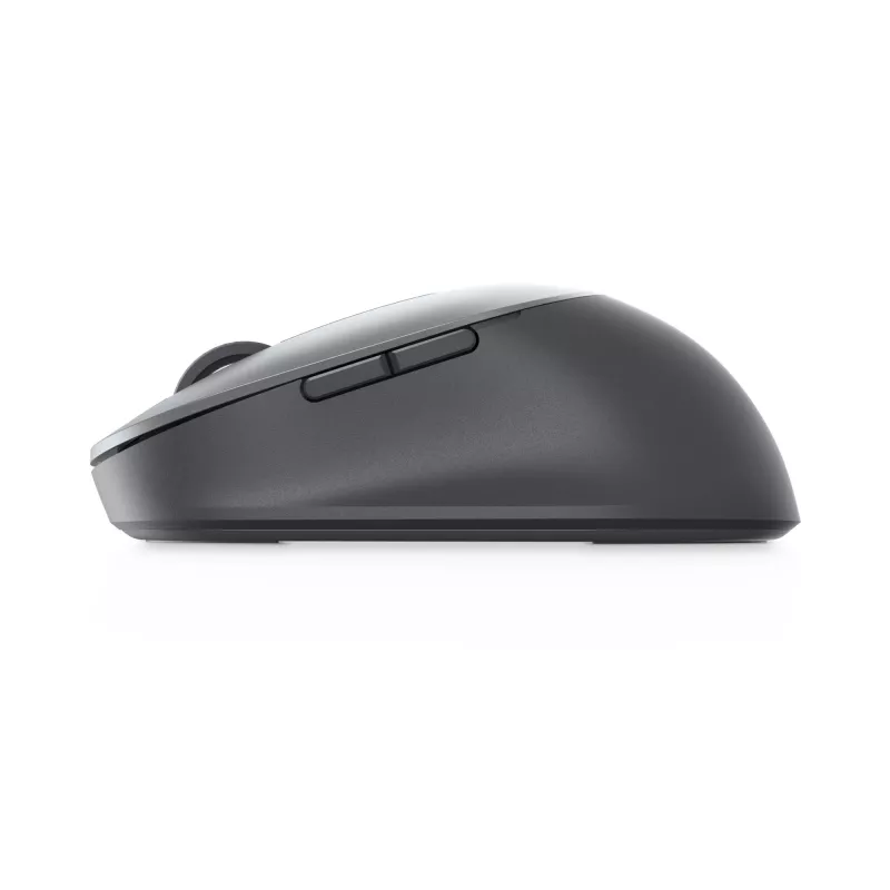 DELL Pro Plus Mouse - MS5320W, labroču, optiskā, RF bezvadu + Bluetooth, 1600 DPI, pelēka, titāna