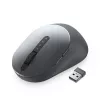 DELL Pro Plus Mouse - MS5320W, labroču, optiskā, RF bezvadu + Bluetooth, 1600 DPI, pelēka, titāna