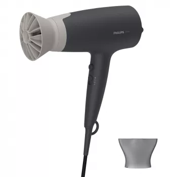 Fēns Philips 3000 sērija BHD351/10 — 2100 W, jonu tehnoloģija, 6 temperatūras/6 ātrumi, aukstā poga, koncentratora sprausla
