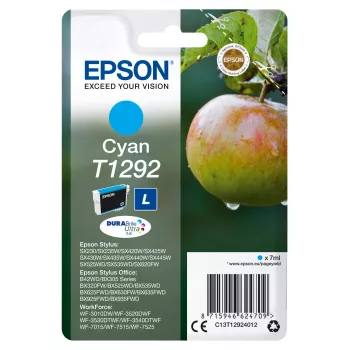 Epson T1292 DURABrite Ultra Cyan tintas kasetne, 7 ml, 474 lpp.
