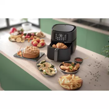 Philips 5000 sērijas Airfryer HD9285/90 XXL Connected, karstā gaisa fritētājs, 7.2 L, 1.4 kg, Rapid Air, 40 °C – 200 °C