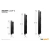 be quiet! Silent Loop 3 420 mm procesora šķidruma dzesētājs 14 cm Melns 1 gab.