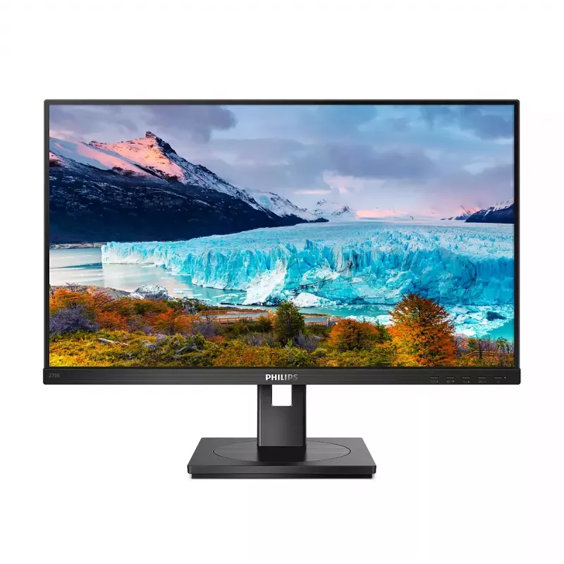 Philips S Line 275S1AE/00 datora monitors 68.6 cm (27 collas) 2560 x 1440 pikseļi 2K Ultra HD LCD Melns