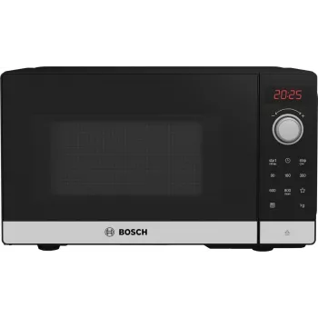 Bosch Serie 2 FFL023MS2 Mikroviļņu krāsns, Melna, Nerūsējošais tērauds, Solo, 20 L, 800 W