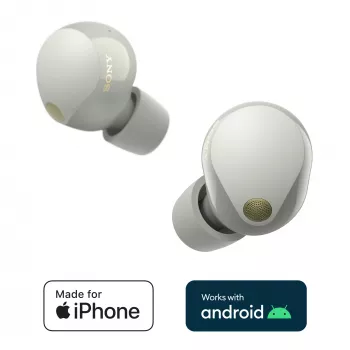Sony WF-1000XM5 Bezvadu austiņas Iekšauss Zvani/Mūzika Bluetooth Sudraba