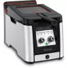 Tefal Clear Duo FR600D10 frī katls, 3,5 l, 2000 W, nerūsējošā tērauda / melns