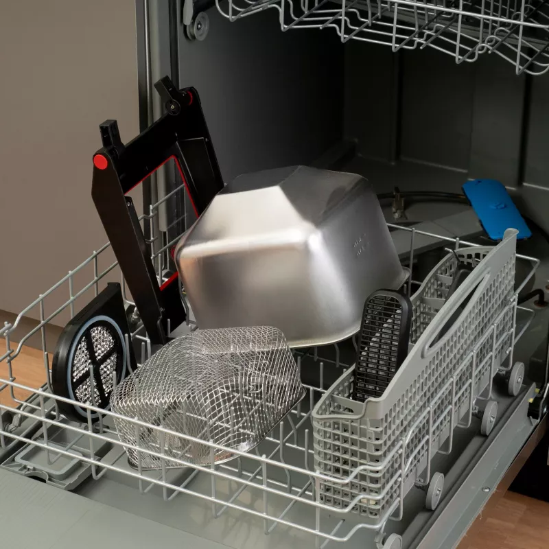 Tefal Clear Duo FR600D10 frī katls, 3,5 l, 2000 W, nerūsējošā tērauda / melns
