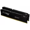 Kingston FURY Beast 16GB (2x8GB) DDR5 6000MT/s CL30 DIMM atmiņas komplekts, melns, EXPO