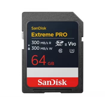 Zibatmiņa SanDisk Extreme PRO 64GB UHS-II SDSDXDM-064G-GN4IN