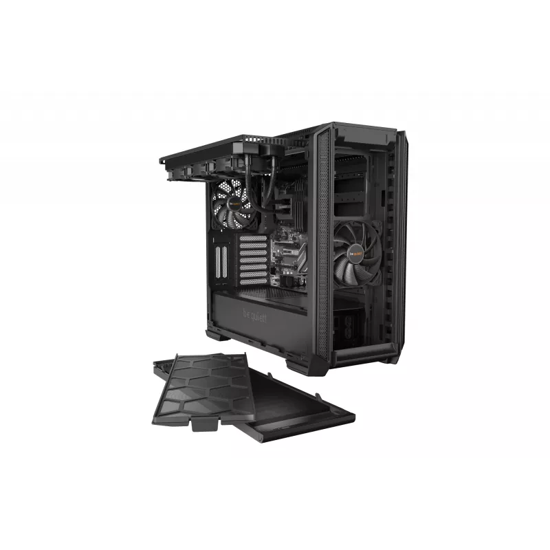 PC korpuss be quiet! Silent Base 601 Midi Tower Melns