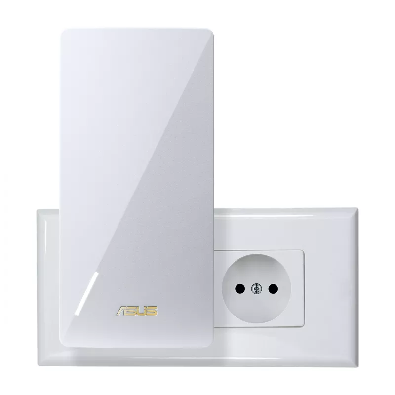 ASUS RP-BE58 divjoslu (2,4 GHz / 5 GHz) Wi-Fi 7 (802.11be) balts 1 iekšējā, EU kontaktdakša