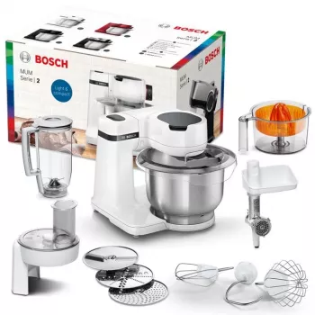 Bosch Serie 2 MUMS2EW40 virtuves kombains 700 W 3.8 L Balts