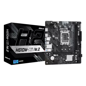 ASRock mātesplate H610M-H2/M.2 LGA1700 Intel H610 2 x DDR4 2 x HDMI 2.1 TMDS saderīgs mATX