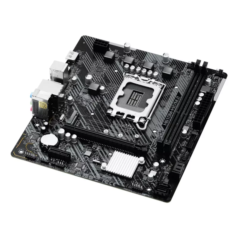 ASRock H610M-H2/M.2 mātesplate, LGA1700, Intel H610, 2x DDR4, 2x HDMI, micro ATX