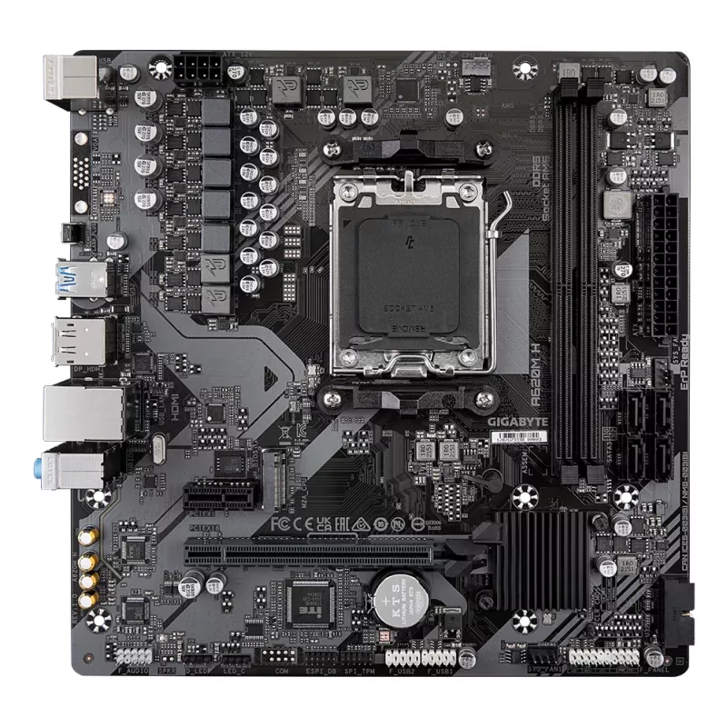 Mātesplate GIGABYTE A620M H – AMD Ryzen 8000, DDR5, PCIe 4.0 M.2