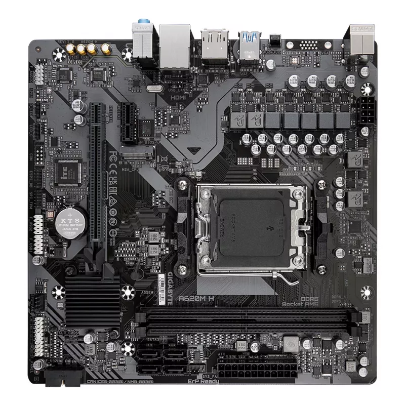 Mātesplate GIGABYTE A620M H – AMD Ryzen 8000, DDR5, PCIe 4.0 M.2