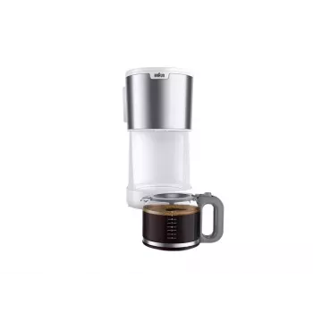 Braun KF 1500 pilnībā automātiska espresso automāts, balts
