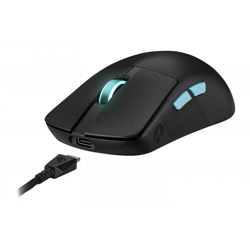 ASUS ROG Harpe Ace Aim Lab Edition pele Gaming Ambidextrous RF Wireless + Bluetooth + USB Type-A Optiskā 36000 DPI