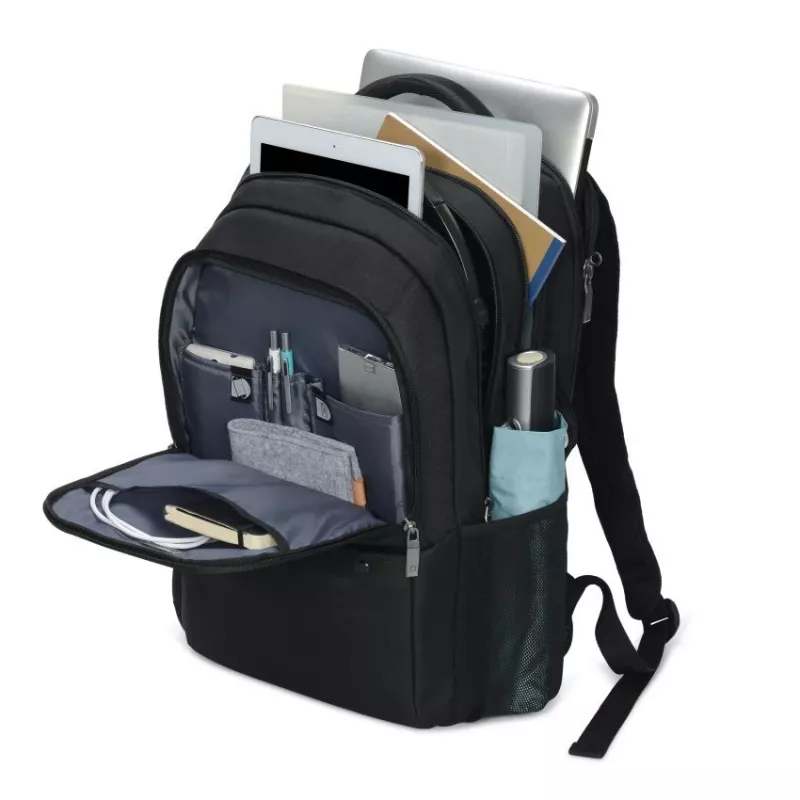 DICOTA Eco Backpack Select - mugursoma klēpjdatoram 13-15.6 inch - melna / pārstrādāts PET