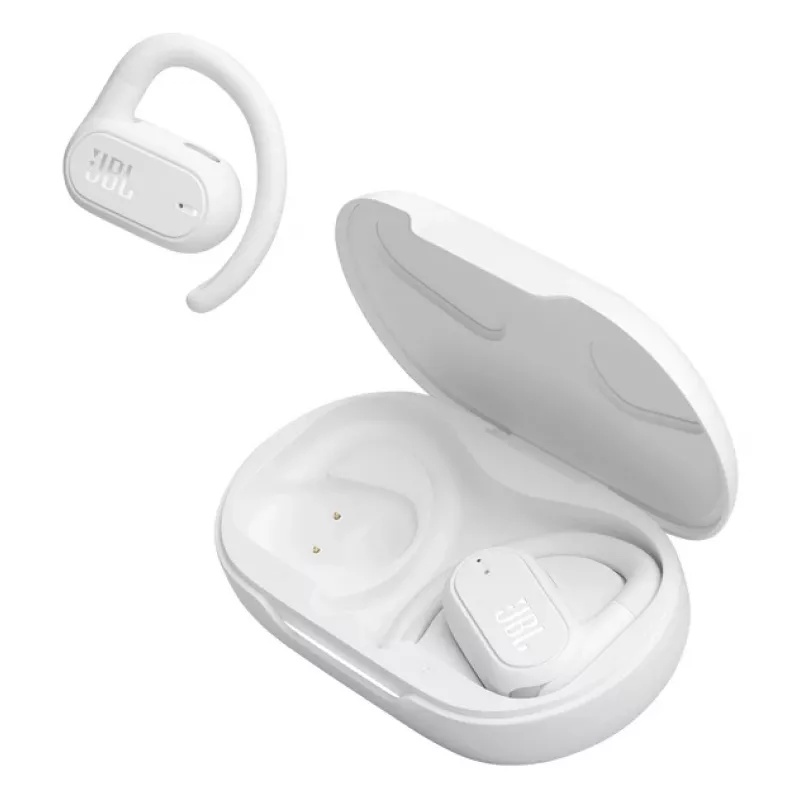 JBL Soundgear Sense Bezvadu Austiņas True Wireless Stereo (TWS) Āķi Zvan/Mūzika USB Type-C Balts