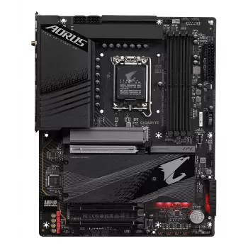 GIGABYTE Z790 AORUS ELITE AX mātesplate - atbalsta Intel Core 14. paaudzes CPU, 16*+2+1 fāžu digitālais VRM, līdz 7600MHz DDR5 (OC), 4xPCIe 4.0 M.2, Wi-Fi 6E, 2.5GbE LAN, USB 3.2 Gen 2x2