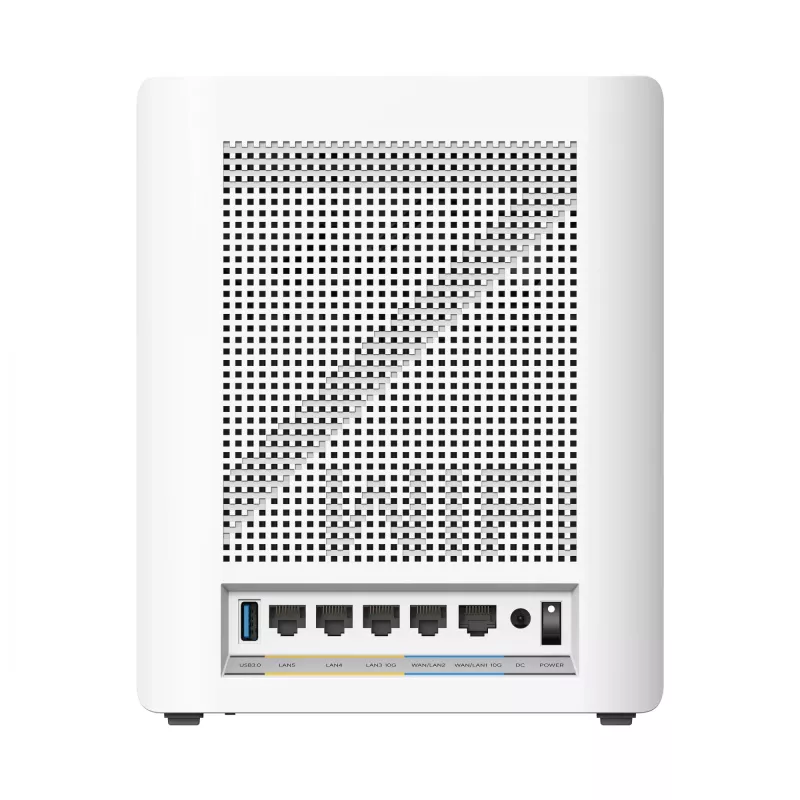 ASUS ZenWiFi BQ16 Quad-band (2.4 GHz / 5 GHz-1 / 5 GHz-2 / 6 GHz) Wi-Fi 7 (802.11be) Balts 5 Iekšējās antenas
