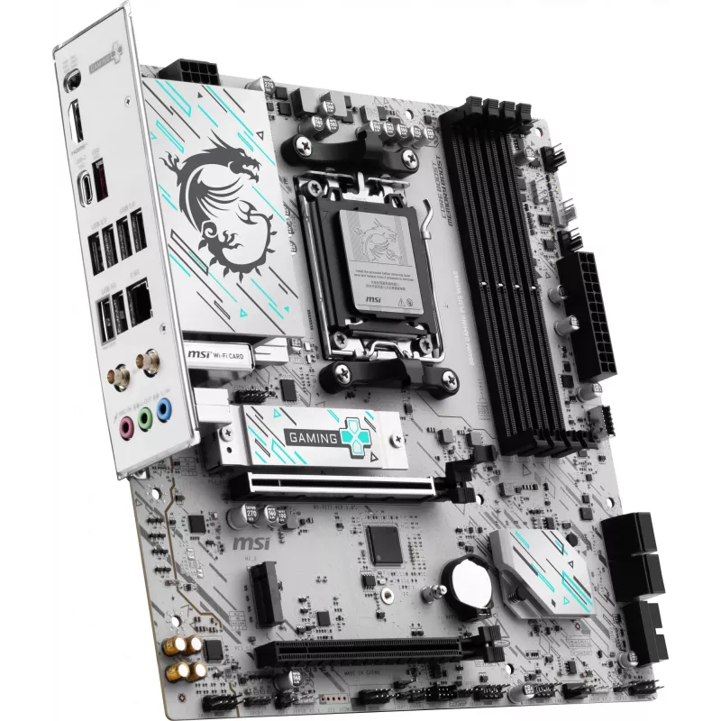Mātesplate MSI B840M GAMING PLUS WIFI6E microATX, Socket AM5, DDR5 līdz 256GB, Wi‑Fi 6E, 2.5GbE, M.2 x2, HDMI 2.1