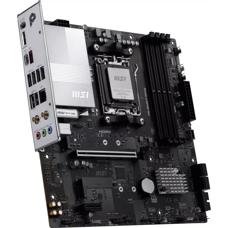 MSI PRO B840M-P WIFI6E mātesplate AMD B840 Socket AM5 micro ATX