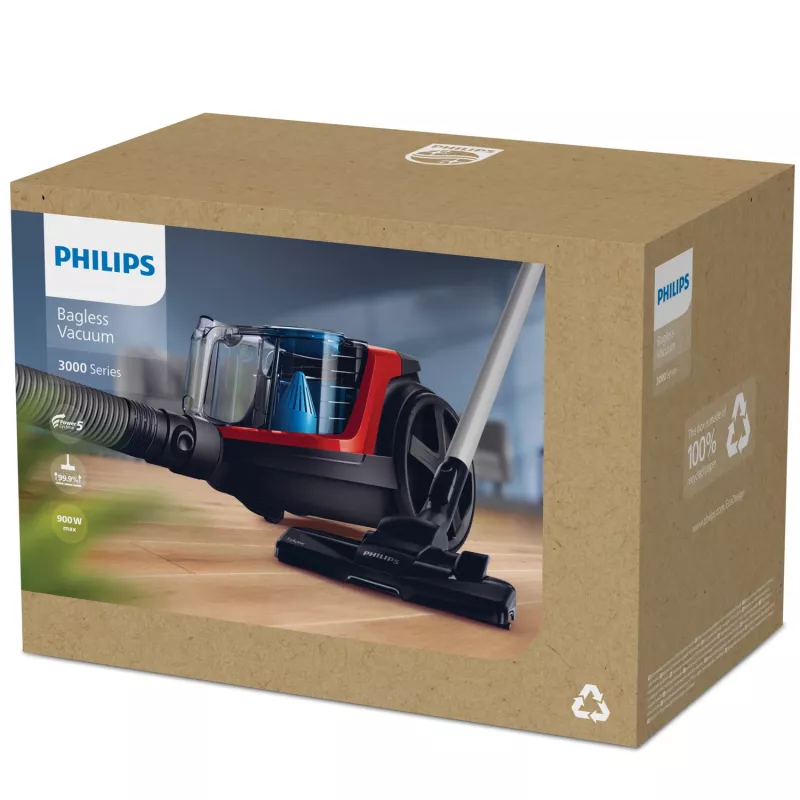 Philips 3000 sērijas FC9330/09 putekļsūcējs 1.5 L cilindrisks sausā tīrīšana 900 W bez maisa