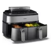 Philips 5000 sērijas NA555/00 fritieris Dubultā 9 L Brīvi stāvošs 2750 W Karstā gaisa fritieris Sudrabs