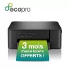 Brother DCP-J1260W 3-in-1 kompakts bezvadu tintes printeris, krāsu druka, 1200 x 6000 DPI, krāsu kopēšana, A4, melns