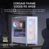 CORSAIR FRAME 5000D RS ARGB Midi Tower korpuss balts - augstas gaisa plūsmas korpuss