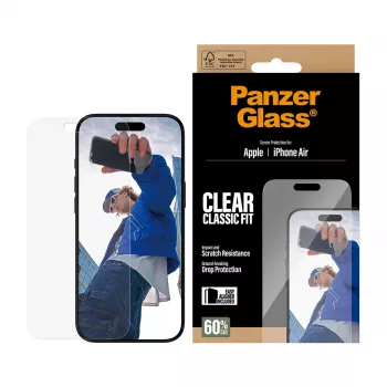 PanzerGlass® Ekrāna aizsargs iPhone Air | Classic Fit ar EasyAligner