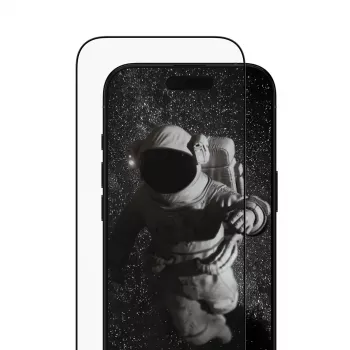 Ekrāna aizsargs PanzerGlass Ceramic II iPhone Air Ultra-Wide Fit ar EasyAligner Rūdīts stikls PET Silikons Caurspīdīgs 1 gab.