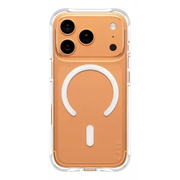 PanzerGlass CARE™ by ® Samba Case Caurspīdīgs ar Baltu MagSafe iPhone 17 Pro